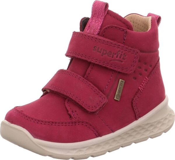 Dívčí celoroční obuv BREEZE Red/Pink Gore-Tex