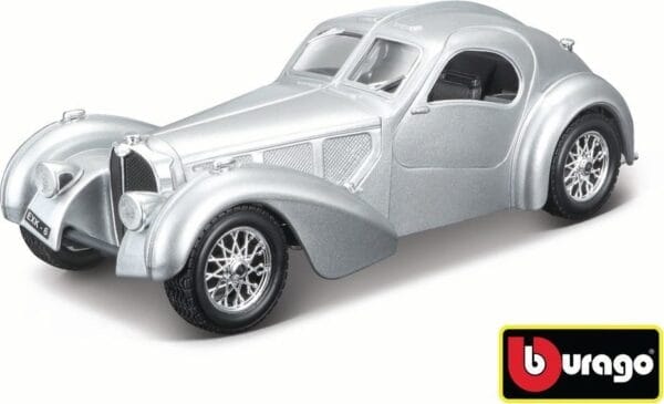 Bburago 1:24 Bugatti Atlantic Silver