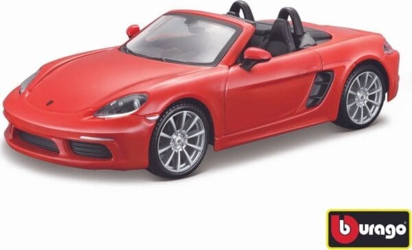 Bburago 1:24 Porsche 718 Boxster Orange