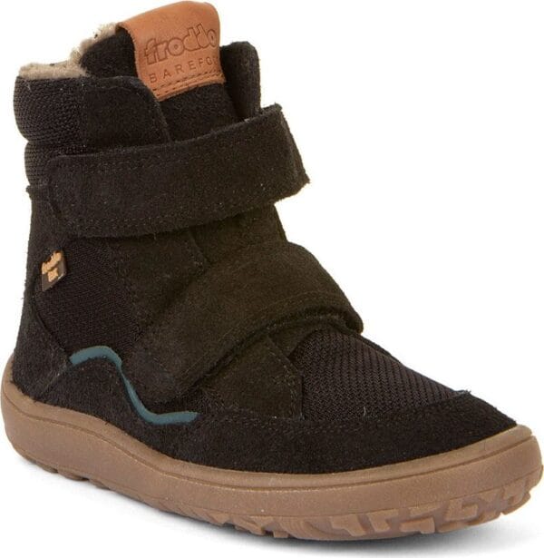 Dětské zimní barefoot boty TEX WINTER Black