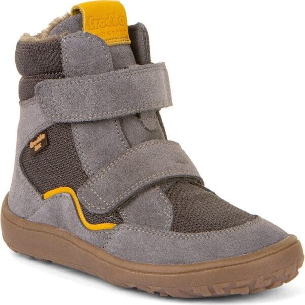 Dětské zimní barefoot boty TEX WINTER Gray