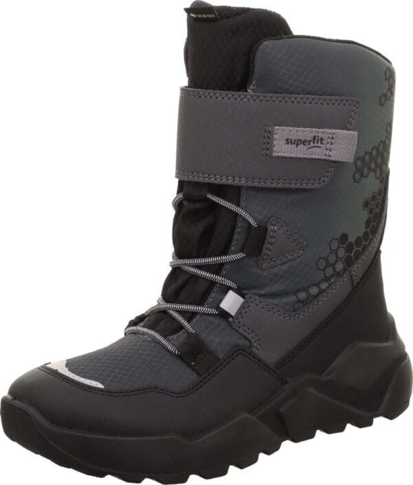 Dětské zimní boty ROCKET Black/Gray Gore-Tex